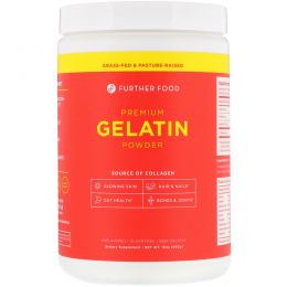 Further Food, Premium Gelatin Powder, Unflavored, 16 oz (450 g)