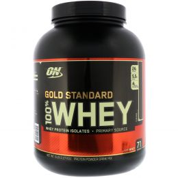 Optimum Nutrition, Золотой стандарт, 100% сыворотка, кофе, 5 фунтов (2.27кг)