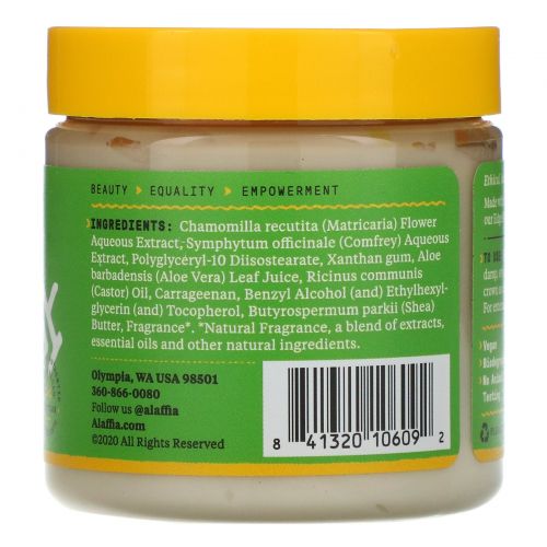 Alaffia, Beautiful Curls, Edge Styler, All Curls, Unrefined Shea Butter, 4 fl oz (118 ml)