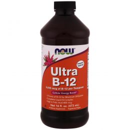 Now Foods, Ultra B-12, 16 жидких унций (473 мл)