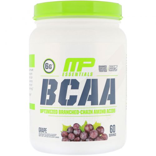 MusclePharm, BCAA Essentials, Grape, 1.04 lb (471.6 g)