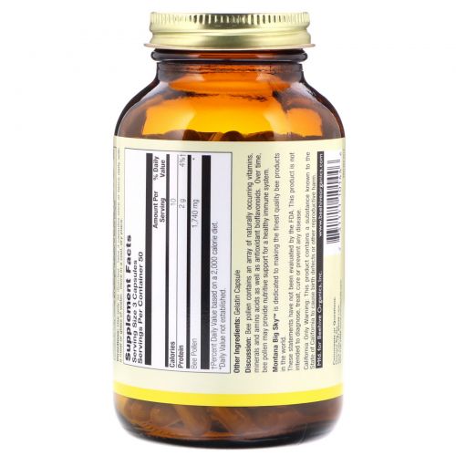 Montana Big Sky     , Bee Pollen, 150 Capsules