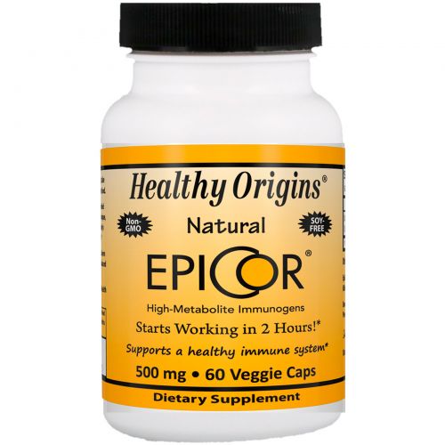 Healthy Origins, EpiCor, 500 мг, 60 капсул