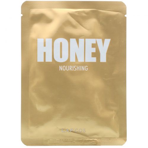 Lapcos, Honey Sheet Mask, Nourishing, 1 Sheet, 0.91 fl oz (27 ml)