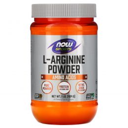 Now Foods, Порошок L-аргинин, 1 фунт (454 g)