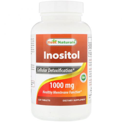 Best Naturals, Inositol, 1000 mg, 120 Tablets