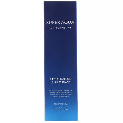 Missha, Super Aqua Ultra Hyalron, эссенция для кожи, 200 мл