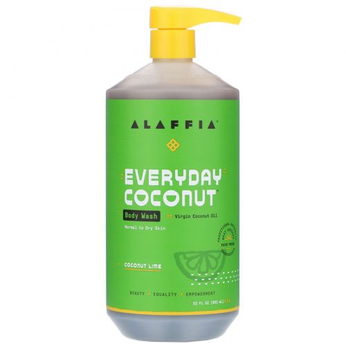 Everyday Coconut, Body Wash, Ultra Hydrating, Dry/Extra Dry Skin, Coconut Lime, 32 fl oz (950 ml)