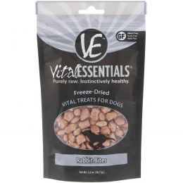 Vital Essentials, Высушенное сублимацией лакомство для собак, крольчатина 2,0 унц. (56,7 г)