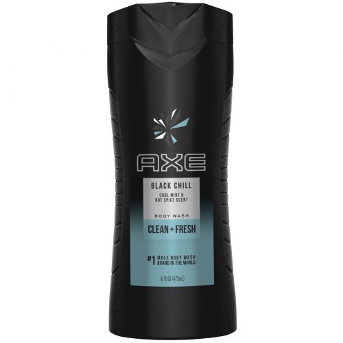 Axe, Body Wash, Clean + Fresh, Black Chill, 16 fl oz (473 ml)