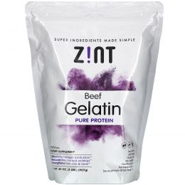 Z!NT, Beef Gelatin, Чистый Протеин, 32 унции (907г)