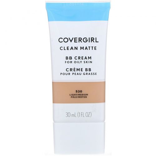 Covergirl, BB-крем Clean Matte, оттенок 530 светлый/телесный, 30 мл