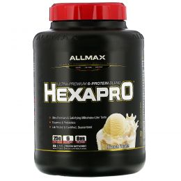 ALLMAX Nutrition, Hexapro, Ultra-Premium 6-Protein Blend, French Vanilla, 5 lbs (2.27 kg)