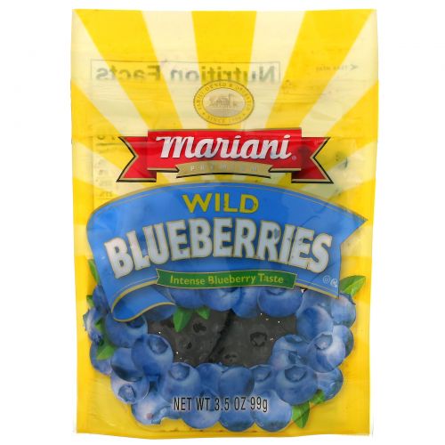 Mariani Dried Fruit, Premium, Wild Blueberries, 3.5 oz (99 g)