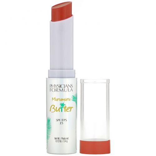 Physicians Formula, Крем для губ с маслом мурумуру, SPF 15, оттенок «Бразильский орех», 3,4 г