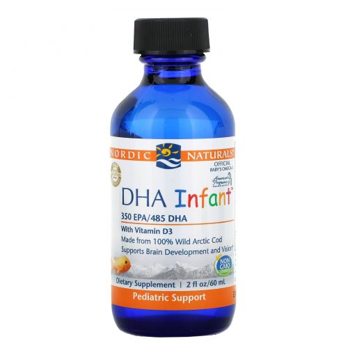 Nordic Naturals, DHA Infant, with Vitamin D3, 2 fl oz (60 ml)