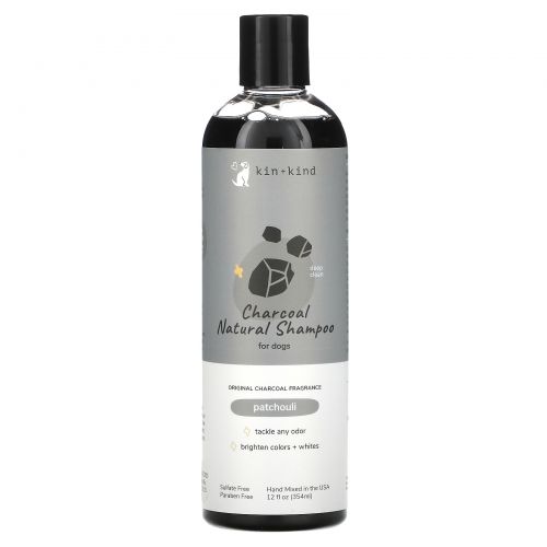 Kin+Kind, Charcoal, Deep Clean Dog Shampoo, 12 fl oz (354 ml)