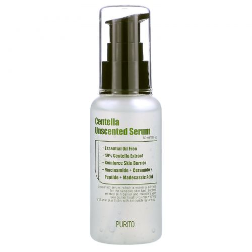 Purito, Centella Unscented Serum, 2 fl oz (60 ml)