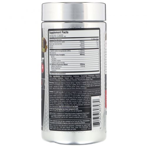 Six Star, Pre-Workout Explosion, 120 Caplets