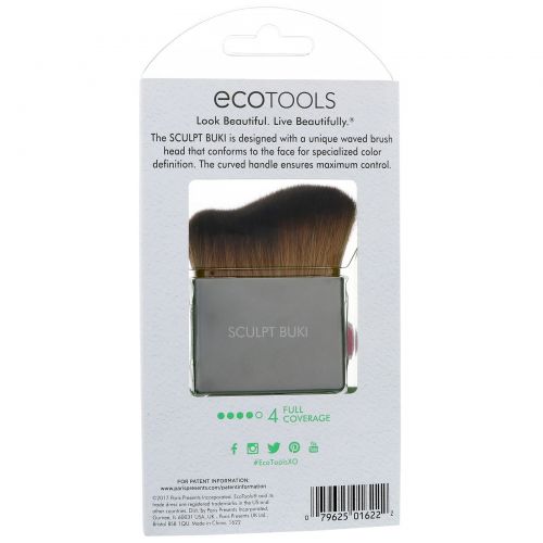EcoTools, Sculpt Buki, 1 контурная кисть