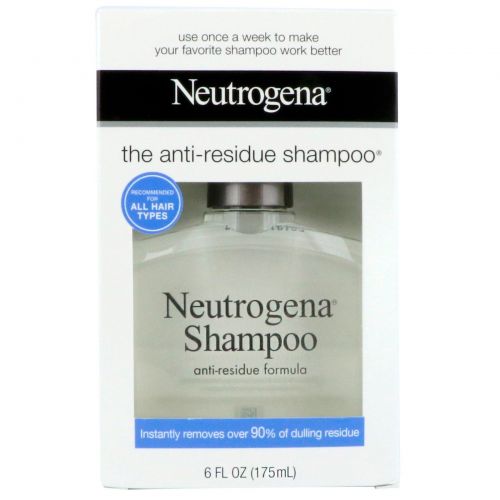 Neutrogena, The Anti-Residue Shampoo, Для всех типов волос, 6 унций (175 мл)