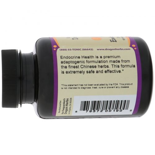 Dragon Herbs, Эндокринное здоровье, 500 мг, 100 капсул