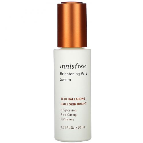 Innisfree, Jeju Hallabong Daily Skin Bright, Brightening Pore Serum, 1.01 fl oz (30 ml)