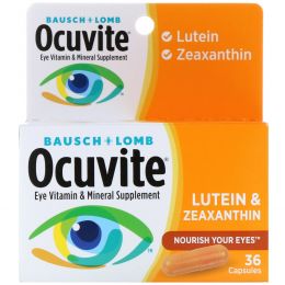 Bausch & Lomb Ocuvite, Лютеин и зеаксантин, 36 капсул