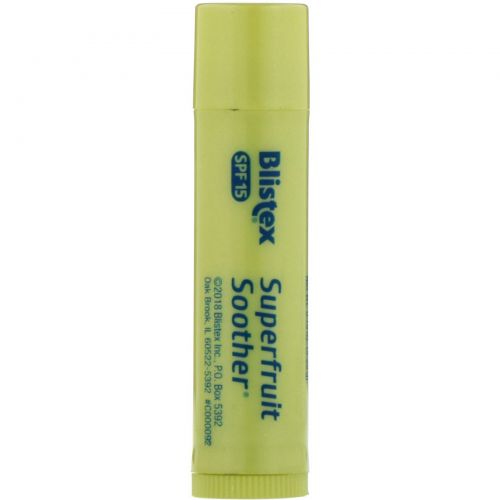 Blistex, Superfruit Soother, Lip Protectant/Sunscreen, SPF 15, 0.15 oz (4.25 g)