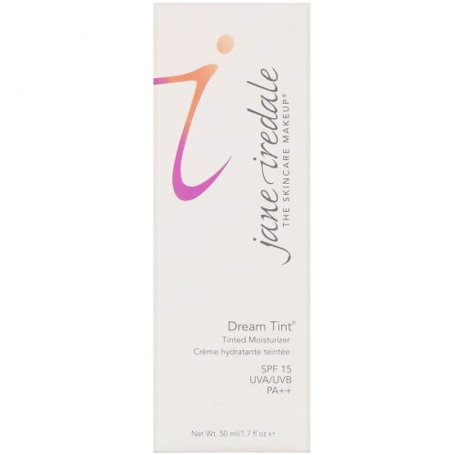 Jane Iredale, Dream Tint, Tinted Moisturizer, SPF 15 PA++, Medium Light, 1.7 fl oz (50 ml)