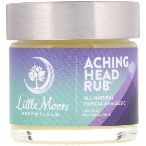 Little Moon Essentials, Aching Head Rub, All-Natural Topical Analgesic, 1 oz (28 g)