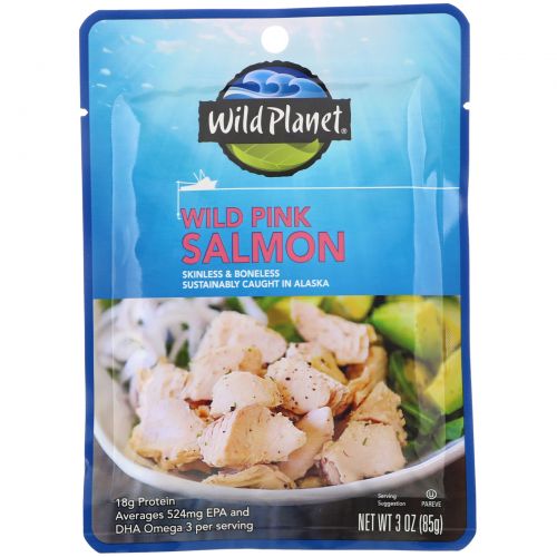 Wild Planet, Wild Pink Salmon, 3 oz (85 g)