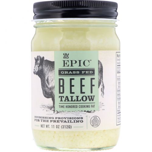 Epic Bar, Grass Fed Beef Tallow, 11 oz (312 g)