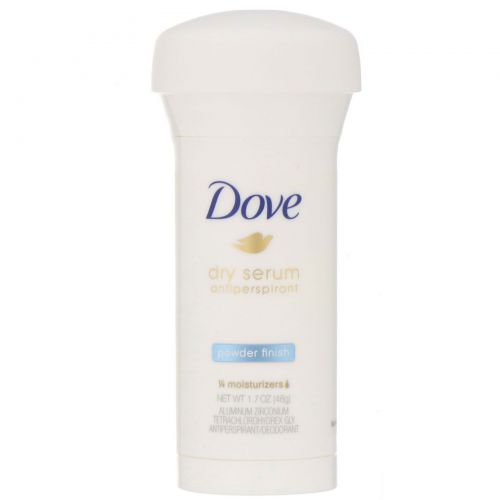 Dove, Дезодорант-антиперспирант Dry Serum, «Пудровый финиш», 48 г