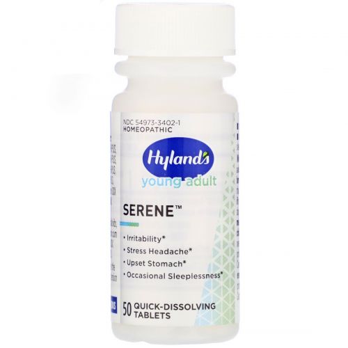 Hyland's, Young Adult, Serene, 194 mg, 50 Quick-Dissolving Tablets