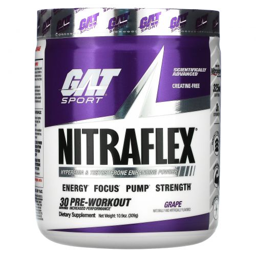 GAT, Nitraflex, Grape, 10.6 oz (300 g)