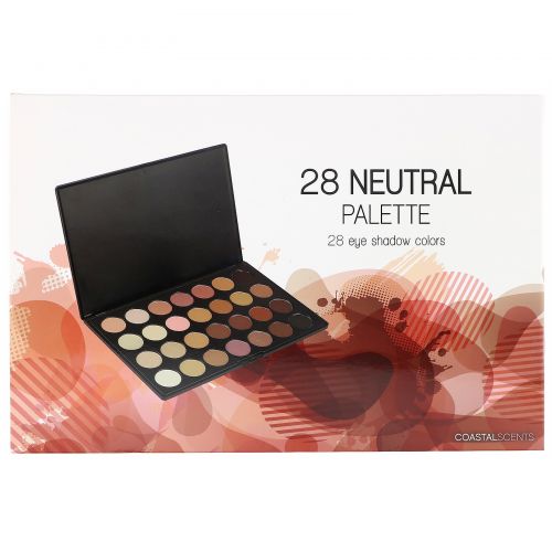 Coastal Scents, Палетка из 28 нейтральных оттенков, 45 г