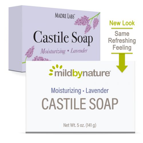 Mild By Nature, Castile Soap Bar, Lavender, 5 oz (141 g)