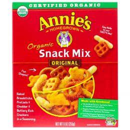 Annie's Homegrown, Органическая закуска Mix Bunnies, 9 унций (255 г)
