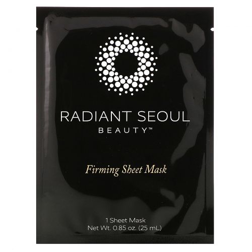 Radiant Seoul, Firming Sheet Mask, 5 Sheet Masks, 0.85 oz (25 ml) Each