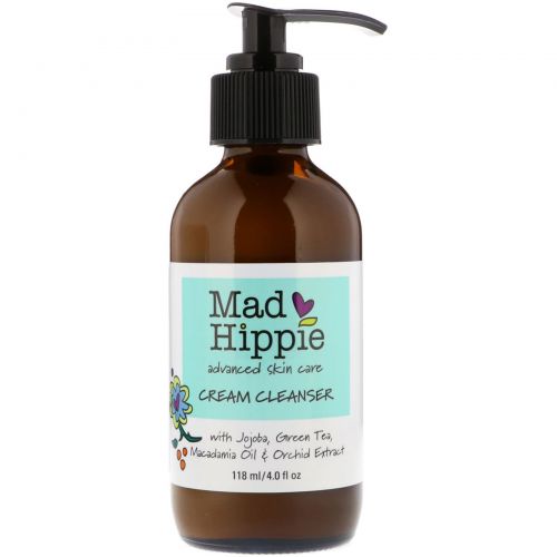 Mad Hippie Skin Care Products, Кремовое Средство для Умывания, 6 Активных Веществ 4.0 жидких унции (118 мл)