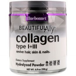 Bluebonnet Nutrition, Beautiful Ally, Collagen Type I + III, 6.9 oz ( 198 g)