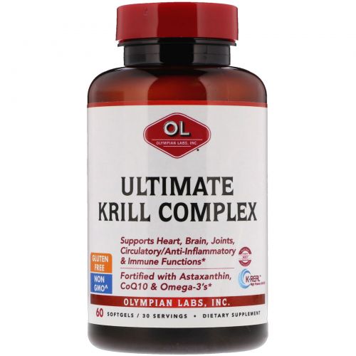 Olympian Labs Inc., Ultimate Krill Complex, 60 Softgel