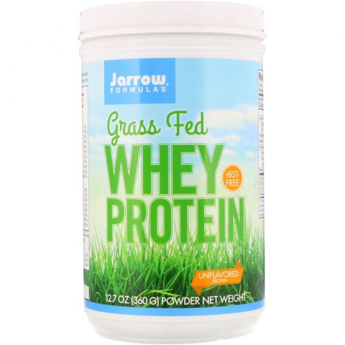 Jarrow Formulas, Сывороточный белок от коров, употреблявших в пищу траву, неароматизированный, 12,7 oz (360 г)