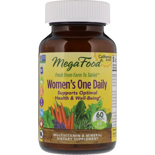 MegaFood, Women's One для ежедневного приема, 60 таблеток