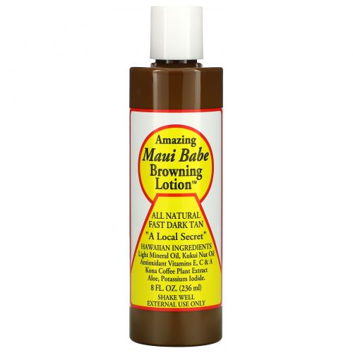 Maui Babe, Amazing Browning Lotion, лосьон для загара, 236 мл