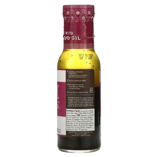 Primal Kitchen, Balsamic Vinaigrette & Marinade Made with Avocado Oil, 8 fl oz (237 ml)