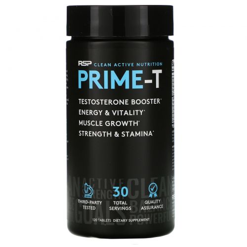 RSP Nutrition, Prime-T, 120 таблеток