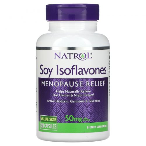 Natrol, Soy Isoflavones, 50 mg, 120 Capsules