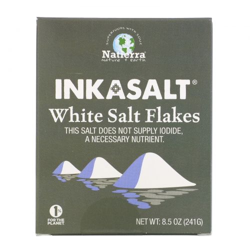 Natierra, Inkasalt, White Salt Flakes, 8.5 oz (241 g)